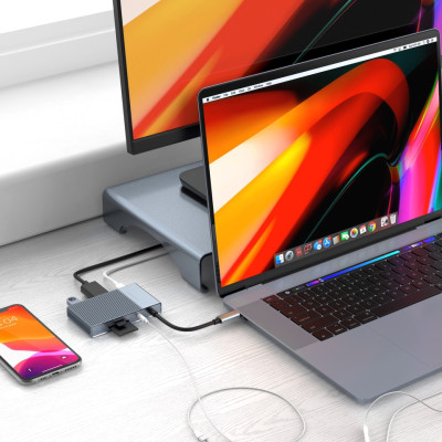 CỔNG CHUYỂN Hyper HyperDrive GEN2 6-IN-1 FOR MACBOOK, IPAD PRO 2018-2020, PC & DEVICES - Hàng chính hãng