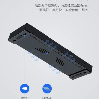 Ugreen UG4020340203TK Màu Đen Bộ chia HDMI 1 ra 8 hỗ trợ phân giải FULL HD - HÀNG CHÍNH HÃNG