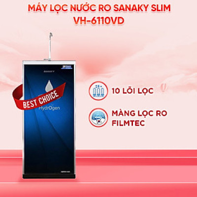 MÁY LỌC NƯỚC RO SANAKY SLIM VH-6110VD - Hàng chính hãng