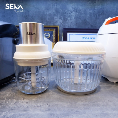 Máy xay thịt đa năng SEKA SK2287, 2 cối thủy tinh, thiết kế 4 - 6 lưỡi dao sắc bén, Công suất mạnh 500W hàng nhập khẩu