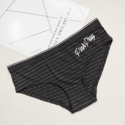 Quần Lót Cạp Thấp in Chữ Pink Play Phong Cách Cá Tính Mẫu Mới (WL53)