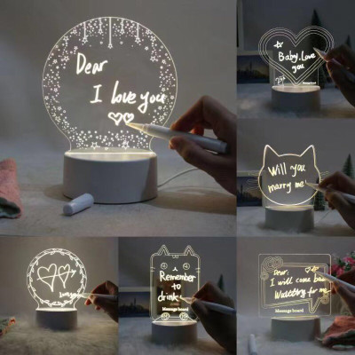 Đèn Ngủ Để Bàn 3D Ghi Note 16 Màu Trang Trí 3 Chế Độ Sáng Nhiều Mẫu Siêu Xinh Đầu Cắm Điện Qua Cổng USB Tặng Kèm Bút - Giao Hình Ngẫu Nhiên Hàng Nhập Khẩu