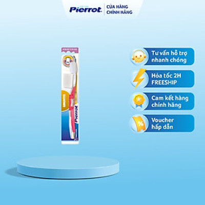 [ Mua 2 tặng 1 set kit ] Bàn chải đánh răng siêu mềm chống viêm nướu Pierrot Gingivitis