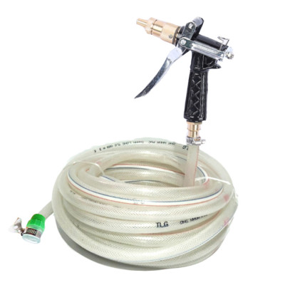 Vòi nước rửa xe tưới cây tăng áp thông minh loại 5m cao cấp TLG 236498-1 (dây trắng-đai,nối xanh)
