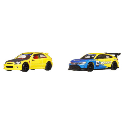 Đồ Chơi Bộ Đôi Siêu Xe Premiums 99 Honda Civic Type R HOT WHEELS JBL00/HBL96