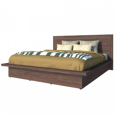 Giường ngủ cao cấp Tundo màu nâu 180cm x 200cm