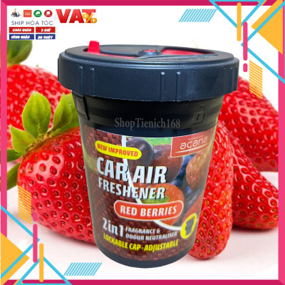 Sáp thơm ôtô thiên nhiên tiện dụng Acana 130g (hương hoa hồng)