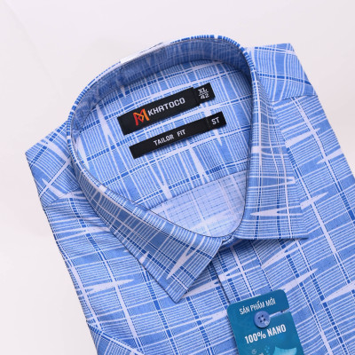 Áo sơ mi tay ngắn Khatoco