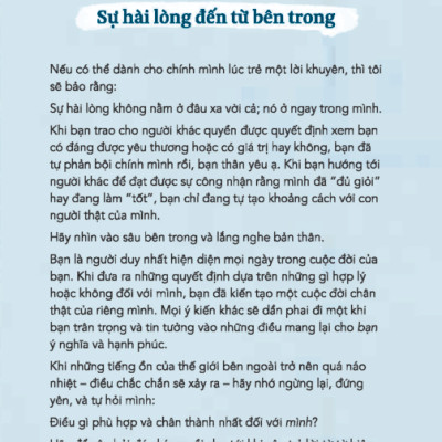 Chỉ Có Bạn Mới Trả Lời Được Câu Hỏi Của Cuộc Đời Mình