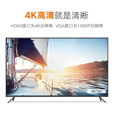 Ugreen UG50738CM162TK 15CM màu Xám Bộ chuyển đổi TYPE C sang HDMI + VGA + hỗ trợ nguồn TYPE C - HÀNG CHÍNH HÃNG