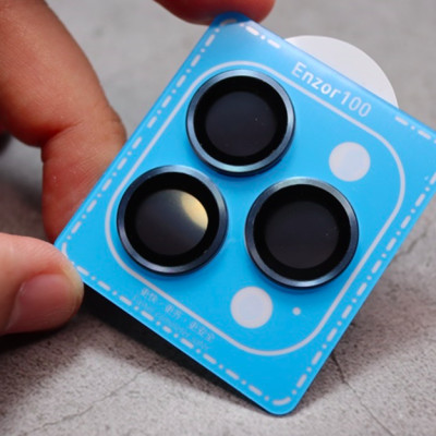 BỘ DÁN Dành Cho IPHONE 13 PRO/ 13 Pro MAX 3 MẮT BẢO VỆ  CAMERA hiệu KUZOOM - Hàng nhập khẩu