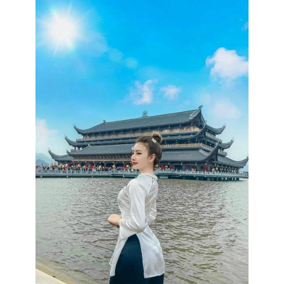 Đồ Lam Nữ Đi Chùa SJ10 Trang Nhã Kín Đáo Dành Cho Phật Tử