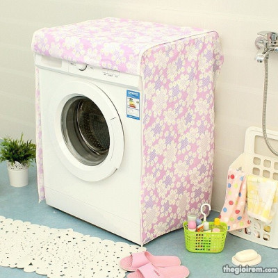 Áo phủ máy giặt cửa ngang (trước) cho máy từ 9 - 10kg ,vải dù siêu bền tiện lợi , chống thấm nước , bảo vệ máy giặt dưới mọi thời tiết giao màu ngẫu nhiên