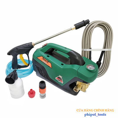 Máy rửa xe công suất 2300W PHIPOL TOOLS QXJ06.2 dây lõi đồng tặng kèm bộ phụ kiện - Hàng Chính Hãng
