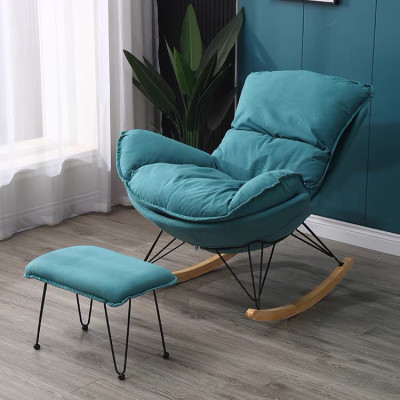 Ghế sofa thư giãn bập bênh kèm đôn