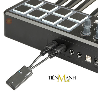 Cáp Midi Không Dây Đầu Cắm Tròn 5 Chân DOREMiDi MTB22 PRO- Bluetooth 5.0 Tốc Độ Cao Cho Đàn Piano, Organ, Keyboard MTB-22 PRO Hàng Chính Hãng - Kèm Móng Gẩy DreamMaker