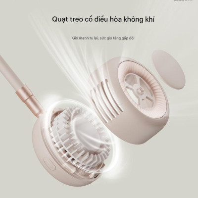 Quạt đeo cổ Sothing DSHJ-S-2115, Gió Mát, Chạy Êm, Dễ Dàng Gấp Gọn, Tiện Lợi Mang Theo - Hàng nhập khẩu