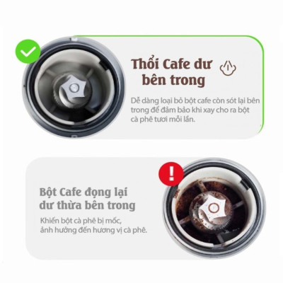 Máy Xay Hạt Cà Phê Espresso HiBREW G3A Tự Động Chống Vón Cục Tĩnh Điện, Tích Hợp 31 Chế Độ Xay - Thương Hiệu Mỹ Cao Cấp, Hàng Chính Hãng