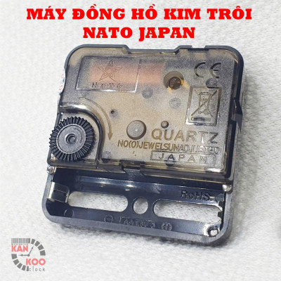 Máy đồng hồ treo tường Kim trôi NATO Japan bảo hành chính hãƞg 5 năm