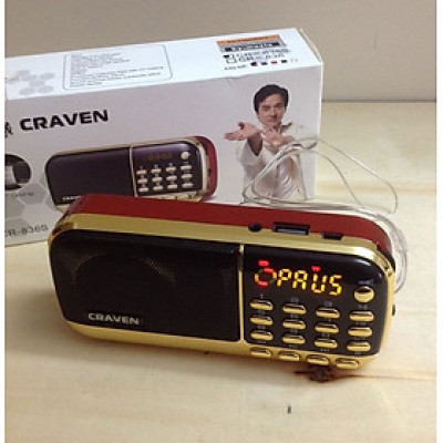 ĐÀI Nghe Pháp, Niệm Phật, FM,Nhạc Mp3, Hỗ trợ Thẻ Nhớ,usb Craven CR 836S !!!!! Hàng chính hãng