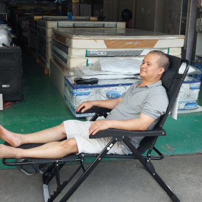 Giường xếp ghế đa năng Juno Sofa có kệ điện thoại và ly nước tiện lợi 