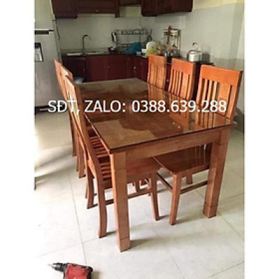 Hàng HOT GIÁ SỈ bàn ghế ăn khuân tranh 1m6(6 ghế)