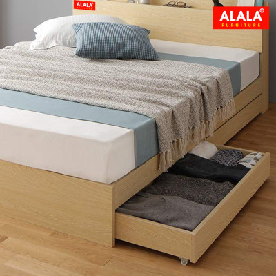 Giường ngủ ALALA43 cao cấp/ Miễn phí vận chuyển và lắp đặt/ Đổi trả 30 ngày/ Sản phẩm được bảo hành 5 năm từ thương hiệu ALALA/ Chịu lực 700kg