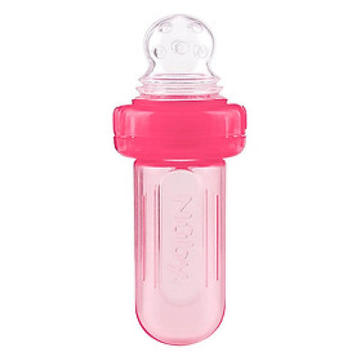 Bình Nhai Chống Hóc Nuby 5577 - Hồng