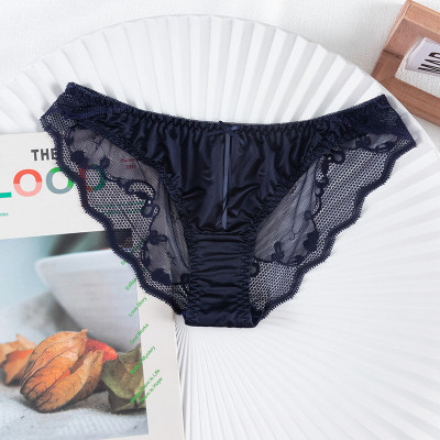 Combo 5 Quần Lót Nữ Lụa Bóng Phối Ren Cao Cấp Q8093 – Mềm Mịn, Sang Trọng, Co Giãn 4 Chiều