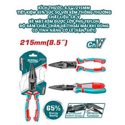 KÌM MỎ NHỌN CAO CẤP TRỢ LỰC 65% DÀI 215MM TOTAL THTC520806 - HÀNG CHÍNH HÃNG