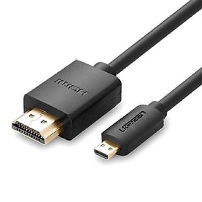 Ugreen UG30103HD127TK 2M màu Đen Cáp chuyển đổi Micro HDMI sang HDMI thuần đồng - HÀNG CHÍNH HÃNG