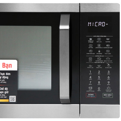 Lò Vi Sóng Điện Tử Có Nướng Đối Lưu Sharp R-C932XVN-BST (32 Lít) - Hàng Chính Hãng