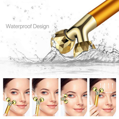 Máy massage mặt 2 bi lăn, cây lăn mặt nâng cơ trẻ hóa làn da, chống nhăn chống nếp (có hàng sẵn) Loại I (Đã có Sẵn Pin)