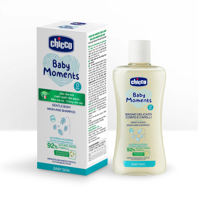 Sữa tắm gội cho bé chiết xuất Yến mạch 0M+ Chicco 200ml