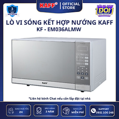 Lò vi sóng kết hợp nướng độc lập 36lít KAFF KF-EM036ALMW - Hàng chính hãng