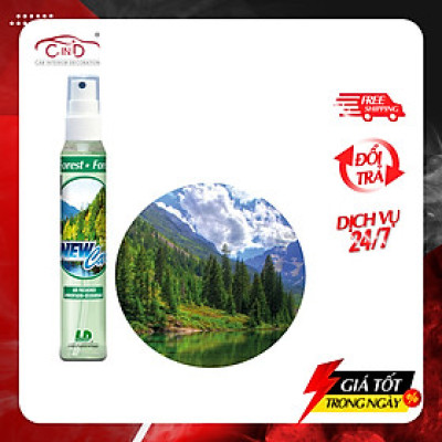 Nước Hoa Ô Tô Dạng Xịt L&D New Car Forest 60ml