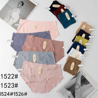Combo 5 Quần lót nữ Su thông hơi trơn Big Size Vic 1526