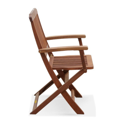 Ghế  Xếp Pongkar Có Tay IBIE NC2003 (53 x 55 x 88 cm) - Nâu