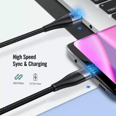 Ugreen UG50872ED017TK 0.5M màu Xám Cáp sạc truyền dữ liệu USB 2.0 sang MICRO USB đầu mạ thiếc - HÀNG CHÍNH HÃNG