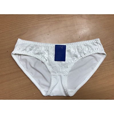 Combo 10 quần lót thun lạnh ren trước Nhiều màu hàng việt nam - 5 da & 5 trắng Size M