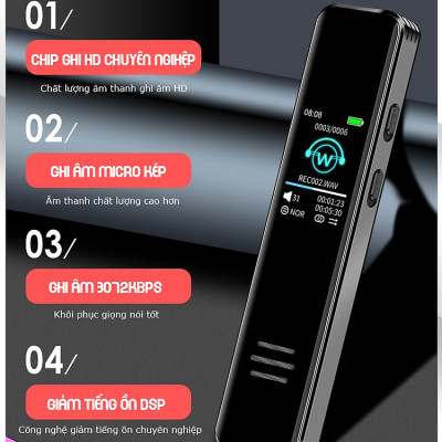 Máy Ghi Am 299IPS Tặng 1 Thẻ Nhớ 8GB