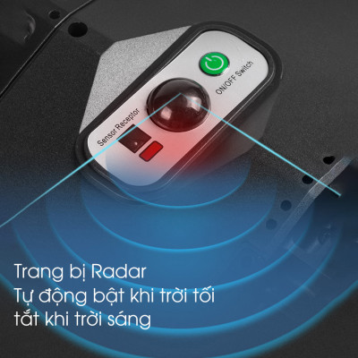 Đèn năng lượng mặt trời cảm biến di chuyển 200w,300w,400w - An Toàn, tiết kiệm điện, lớp IP chống nước, bụi - D1378
