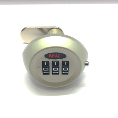 RL9047 Khóa tủ, khóa hòm thư mật mã REAL 3 codes dài 36.6mm dùng cho tủ dày dưới 30mm