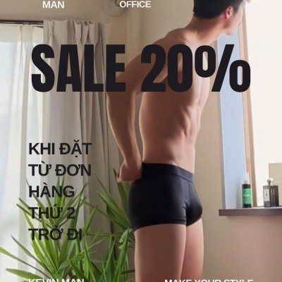  Quần boxer nam, quần lót nam thun lanh ALPHA MAN 3.0 kháng khuẩn co giãn 4 chiều thấm hút mồ hôi phong cách nam tính - ARES SHOP