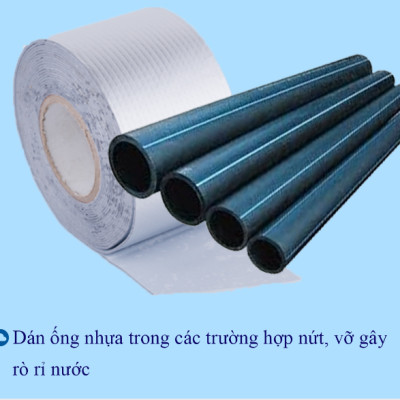 BĂNG KEO CHỐNG THẤM NƯỚC CHO TƯỜNG NHÀ , MÁI TÔN ỐNG NƯỚC BỂ NƯỚC