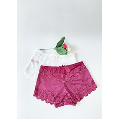 Set 10 quần lót đùi ren có nơ màu ngẫu nhiên