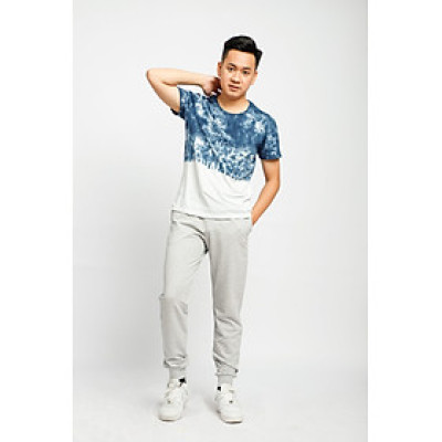 Áo thun nam ngắn tay loang màu NOVELTY 210142