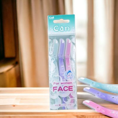 Dao Cạo Lông Mặt Lưỡi Thép Không Gỉ Kai For Women 17810