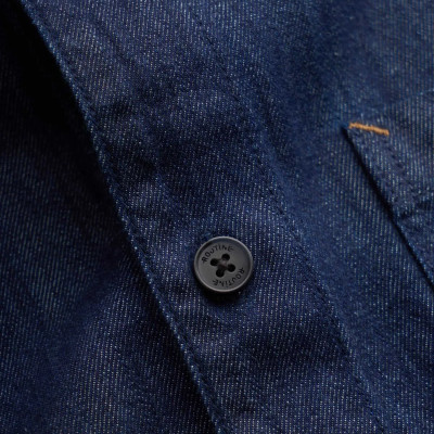 Áo sơ mi denim unisex Form Loose - RT 10S25DSHU054 | ROUTINE CÀ MAU
