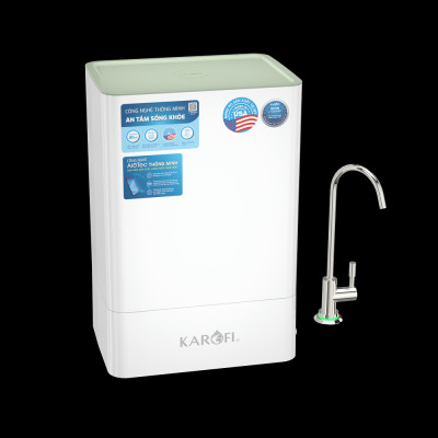 Máy lọc nước Karofi KAQ-U98 tích hợp công nghệ Aiotec - Hàng chính hãng